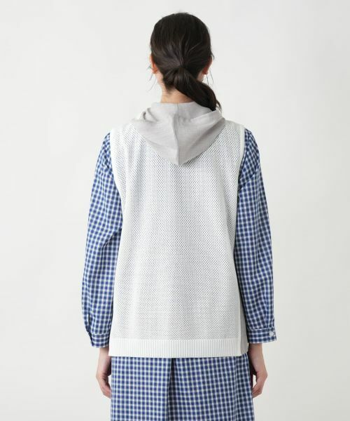 Leilian PLUS HOUSE / レリアンプラスハウス テーラードジャケット | 【店舗人気】フード切替ベスト | 詳細6