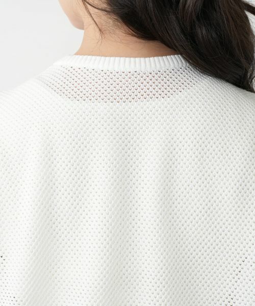 Leilian PLUS HOUSE / レリアンプラスハウス ニット・セーター | 【店舗人気】異素材切替クルーネックニット | 詳細8