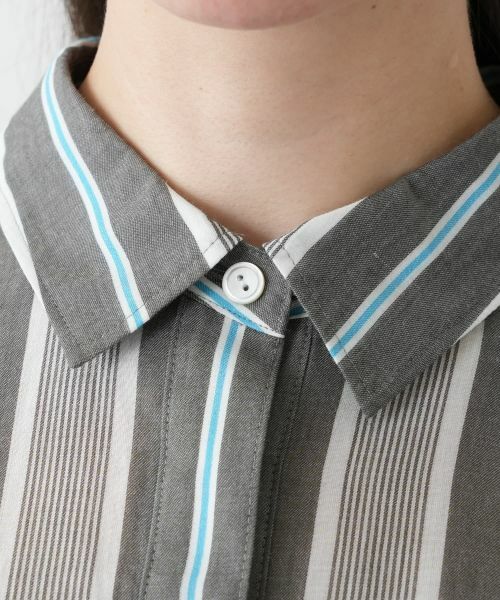 Leilian PLUS HOUSE / レリアンプラスハウス シャツ・ブラウス | ストライプブラウス | 詳細13