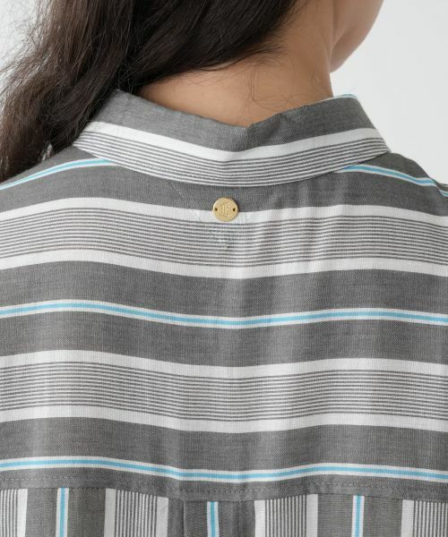 Leilian PLUS HOUSE / レリアンプラスハウス シャツ・ブラウス | ストライプブラウス | 詳細8