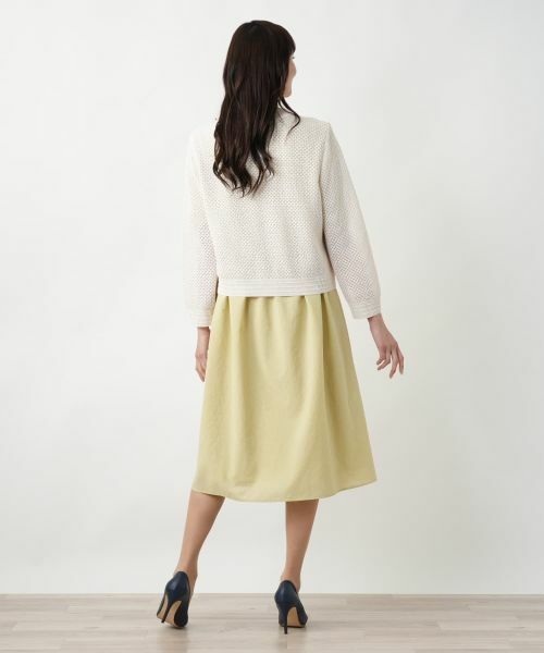 Leilian PLUS HOUSE / レリアンプラスハウス カーディガン・ボレロ | 【店舗人気】メッシュカーディガン | 詳細6