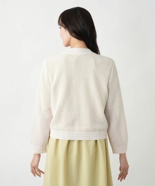 Leilian PLUS HOUSE / レリアンプラスハウス カーディガン・ボレロ | 【店舗人気】メッシュカーディガン | 詳細9