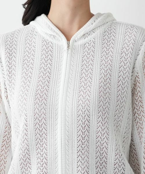 Leilian PLUS HOUSE / レリアンプラスハウス カーディガン・ボレロ | 【店舗人気】フード付きジップカーディガン | 詳細10