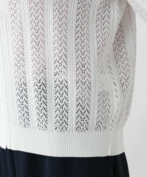 Leilian PLUS HOUSE / レリアンプラスハウス カーディガン・ボレロ | 【店舗人気】フード付きジップカーディガン | 詳細13