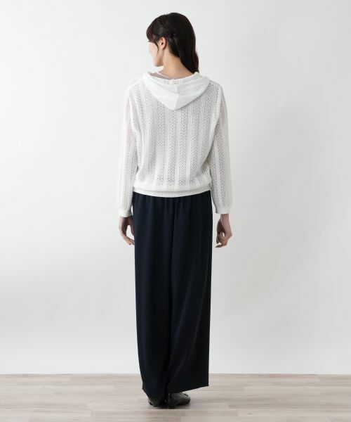 Leilian PLUS HOUSE / レリアンプラスハウス カーディガン・ボレロ | 【店舗人気】フード付きジップカーディガン | 詳細6