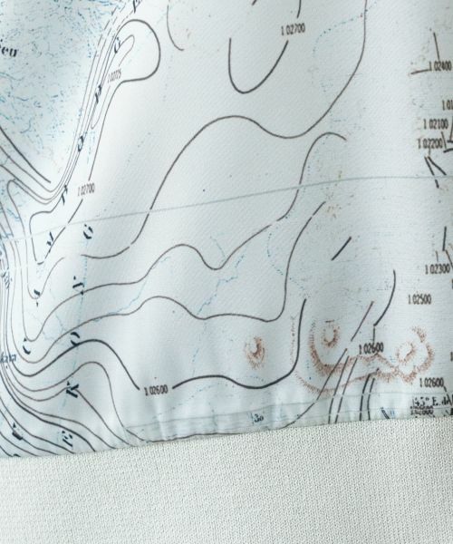 Leilian PLUS HOUSE / レリアンプラスハウス カーディガン・ボレロ | マップ柄クルーネックカーディガン | 詳細12