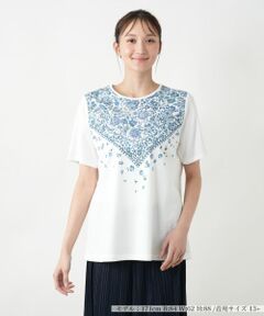 Leilian PLUS HOUSE / レリアンプラスハウス ティアード切替チュニック【プラス企画】 ティアード切替チュニック【プラス企画】|レリアン プラスハウス