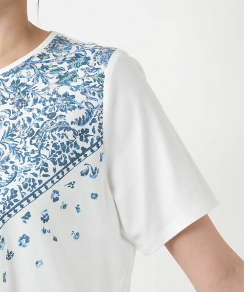 Leilian PLUS HOUSE / レリアンプラスハウス カットソー | 【店舗人気】プリントカットソー | 詳細9