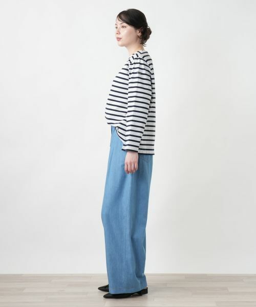 Leilian PLUS HOUSE / レリアンプラスハウス カットソー | 【店舗人気】ボーダーカットソー【Le Minor】 | 詳細2