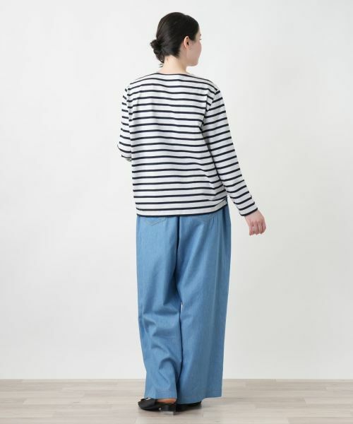 Leilian PLUS HOUSE / レリアンプラスハウス カットソー | 【店舗人気】ボーダーカットソー【Le Minor】 | 詳細3