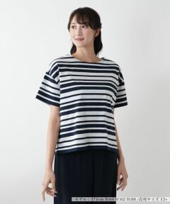 Leilian PLUS HOUSE / レリアンプラスハウス カットソー | 【店舗人気】ボーダーカットソー【Le minor】