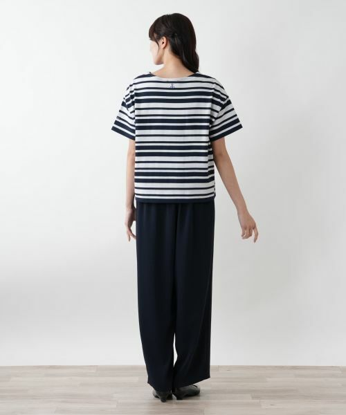 Leilian PLUS HOUSE / レリアンプラスハウス カットソー | 【店舗人気】ボーダーカットソー【Le minor】 | 詳細3