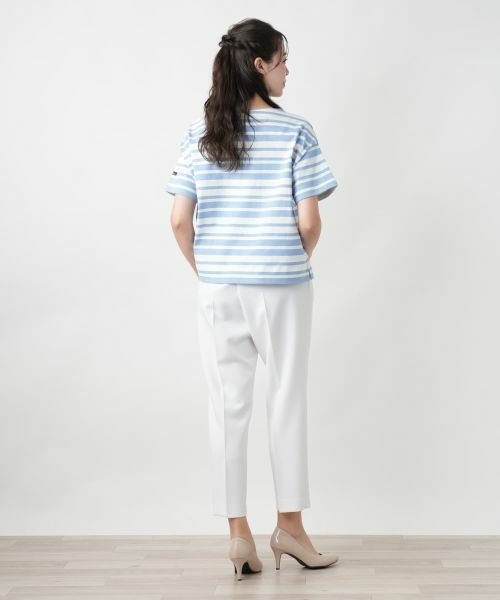 Leilian PLUS HOUSE / レリアンプラスハウス カットソー | 【店舗人気】ボーダーカットソー【Le minor】 | 詳細6