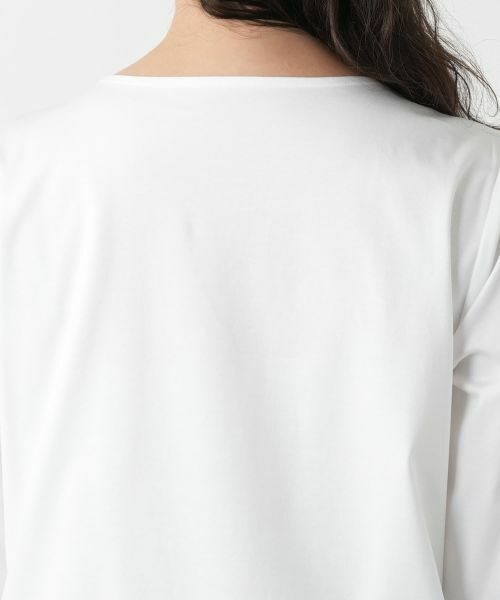 Leilian PLUS HOUSE / レリアンプラスハウス カットソー | 【店舗人気】刺繍クルーネックカットソー【Leilian WHITE LABEL】 | 詳細14