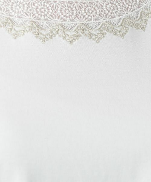 Leilian PLUS HOUSE / レリアンプラスハウス カットソー | 【店舗人気】刺繍クルーネックカットソー【Leilian WHITE LABEL】 | 詳細17