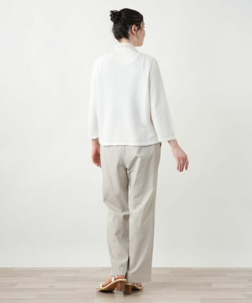 Leilian PLUS HOUSE / レリアンプラスハウス カーディガン・ボレロ | 【店舗人気】レイヤード風カーディガン【Leilian WHITE LABEL】 | 詳細3