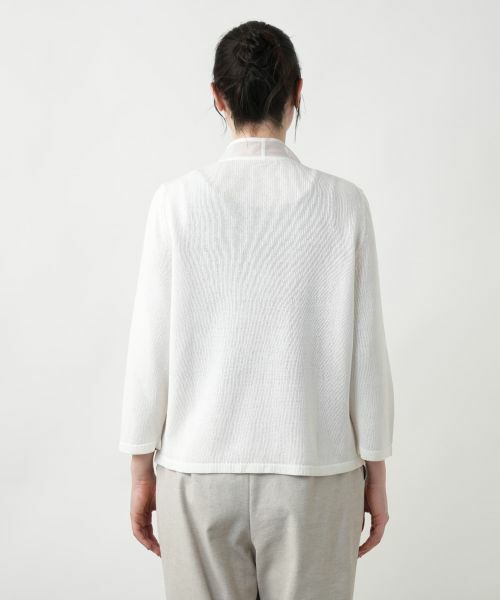 Leilian PLUS HOUSE / レリアンプラスハウス カーディガン・ボレロ | 【店舗人気】レイヤード風カーディガン【Leilian WHITE LABEL】 | 詳細6