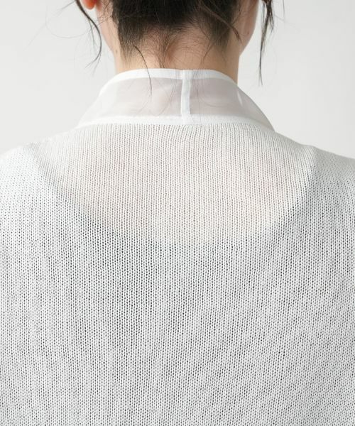 Leilian PLUS HOUSE / レリアンプラスハウス カーディガン・ボレロ | 【店舗人気】レイヤード風カーディガン【Leilian WHITE LABEL】 | 詳細8