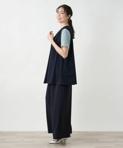 Leilian PLUS HOUSE / レリアンプラスハウス テーラードジャケット | 洗えるジャージーベスト | 詳細2