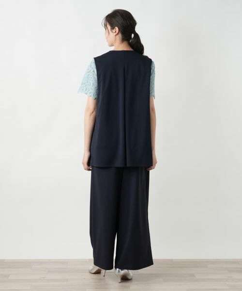 Leilian PLUS HOUSE / レリアンプラスハウス テーラードジャケット | 洗えるジャージーベスト | 詳細3