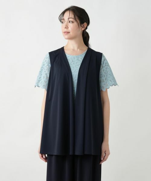 Leilian PLUS HOUSE / レリアンプラスハウス テーラードジャケット | 洗えるジャージーベスト | 詳細4