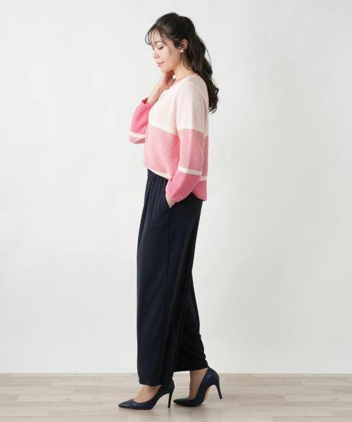 Leilian PLUS HOUSE / レリアンプラスハウス その他パンツ | 【店舗人気】洗えるジャージーパンツ | 詳細2