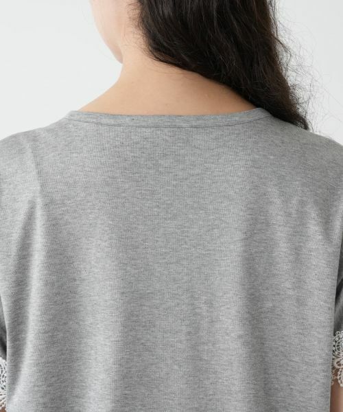 Leilian PLUS HOUSE / レリアンプラスハウス カットソー | 【店舗人気】レース切替カットソー | 詳細11