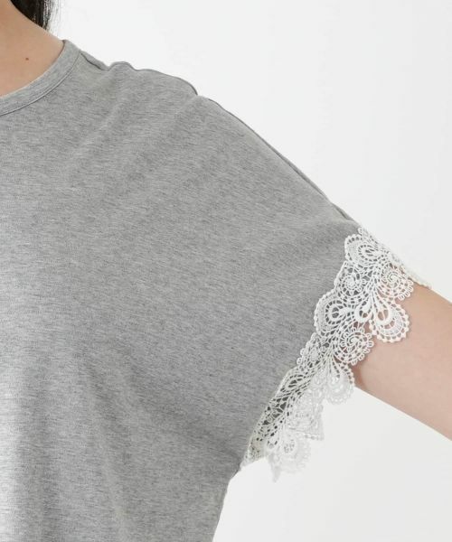 Leilian PLUS HOUSE / レリアンプラスハウス カットソー | 【店舗人気】レース切替カットソー | 詳細12