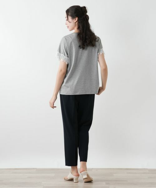 Leilian PLUS HOUSE / レリアンプラスハウス カットソー | 【店舗人気】レース切替カットソー | 詳細6