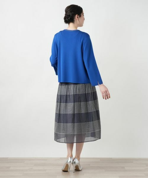 Leilian PLUS HOUSE / レリアンプラスハウス カーディガン・ボレロ | 【店舗人気】ビジューカーディガン | 詳細3