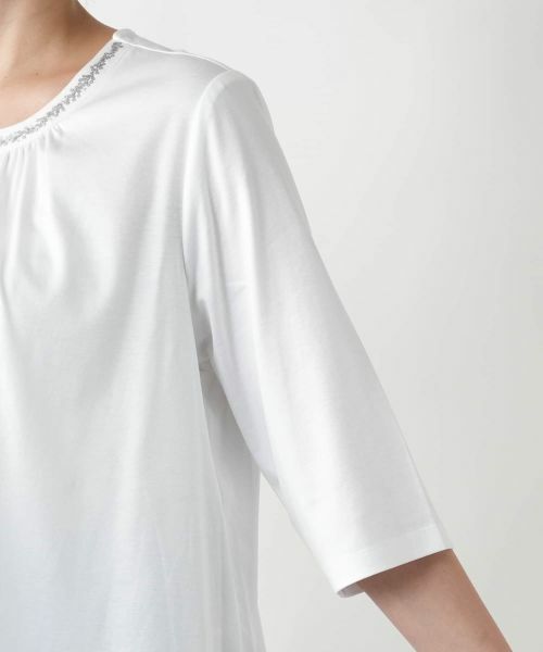 Leilian PLUS HOUSE / レリアンプラスハウス カットソー | 【店舗人気】スパンコール七分袖カットソー | 詳細15