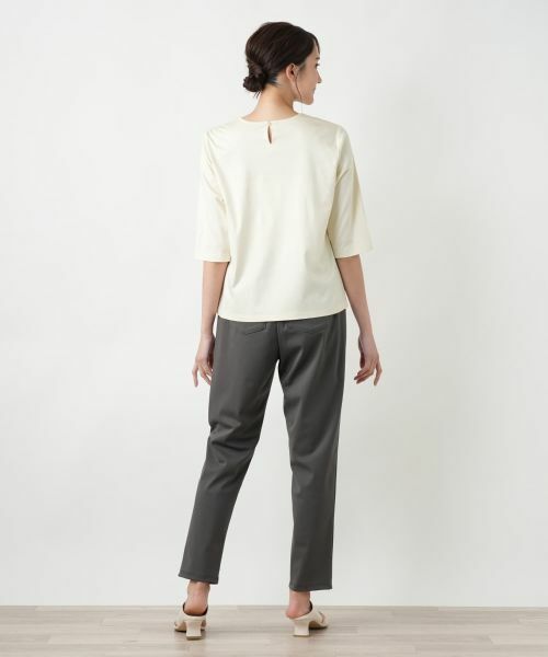 Leilian PLUS HOUSE / レリアンプラスハウス カットソー | 【店舗人気】スパンコール七分袖カットソー | 詳細3