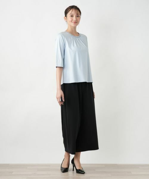 Leilian PLUS HOUSE / レリアンプラスハウス カットソー | 【店舗人気】スパンコール七分袖カットソー | 詳細4