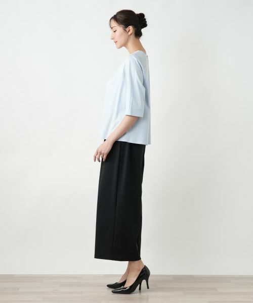 Leilian PLUS HOUSE / レリアンプラスハウス カットソー | 【店舗人気】スパンコール七分袖カットソー | 詳細5