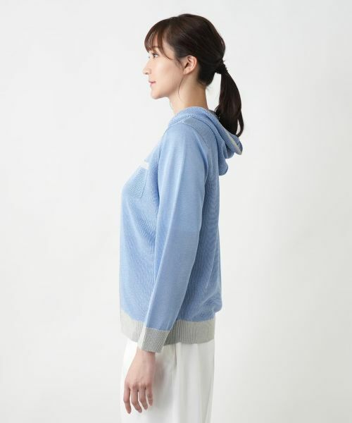 Leilian PLUS HOUSE / レリアンプラスハウス カーディガン・ボレロ | 【店舗人気】ジップニットパーカ | 詳細11