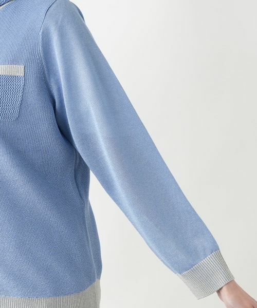 Leilian PLUS HOUSE / レリアンプラスハウス カーディガン・ボレロ | 【店舗人気】ジップニットパーカ | 詳細16