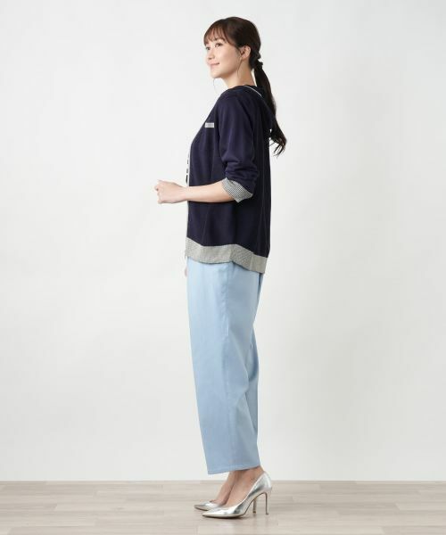 Leilian PLUS HOUSE / レリアンプラスハウス カーディガン・ボレロ | 【店舗人気】ジップニットパーカ | 詳細2