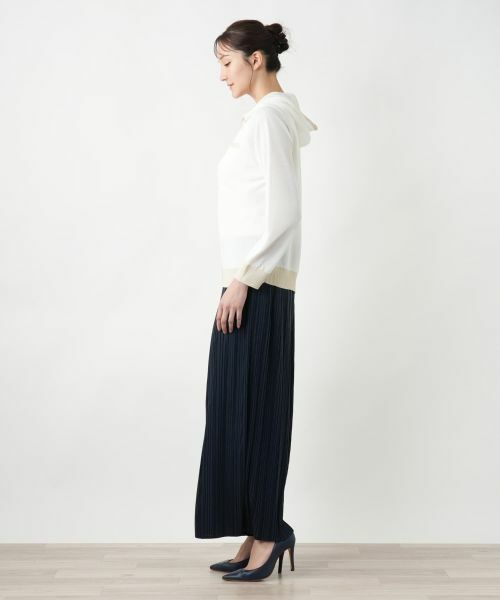 Leilian PLUS HOUSE / レリアンプラスハウス カーディガン・ボレロ | 【店舗人気】ジップニットパーカ | 詳細5