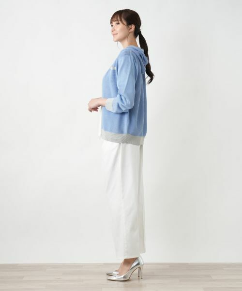 Leilian PLUS HOUSE / レリアンプラスハウス カーディガン・ボレロ | 【店舗人気】ジップニットパーカ | 詳細8