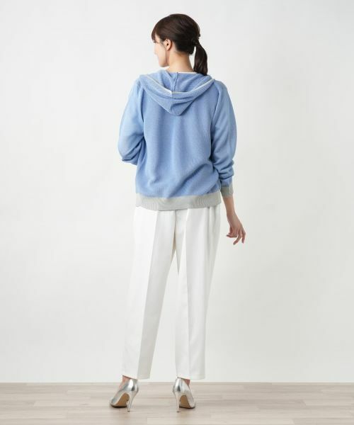 Leilian PLUS HOUSE / レリアンプラスハウス カーディガン・ボレロ | 【店舗人気】ジップニットパーカ | 詳細9