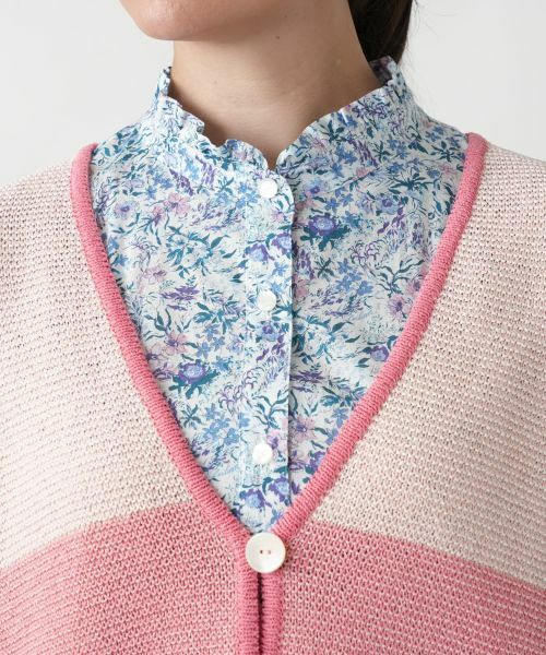 Leilian PLUS HOUSE / レリアンプラスハウス カーディガン・ボレロ | 【店舗人気】ボーダー柄カーディガン | 詳細13