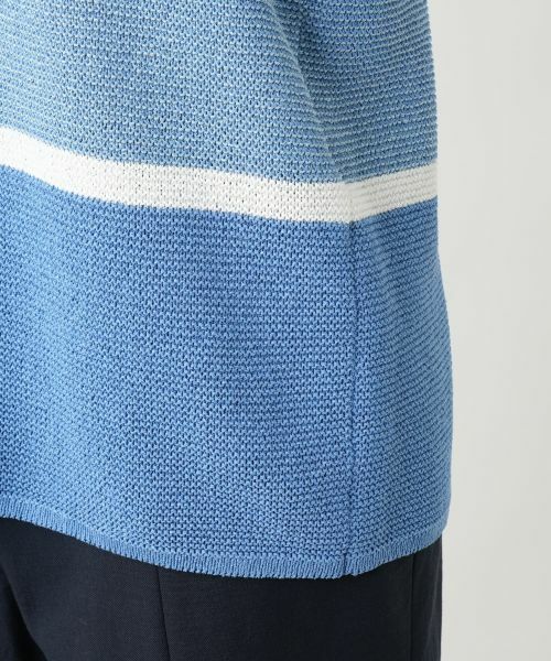 Leilian PLUS HOUSE / レリアンプラスハウス ニット・セーター | 配色クルーネックニット | 詳細16