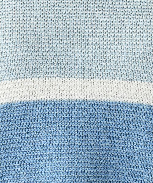 Leilian PLUS HOUSE / レリアンプラスハウス ニット・セーター | 配色クルーネックニット | 詳細17