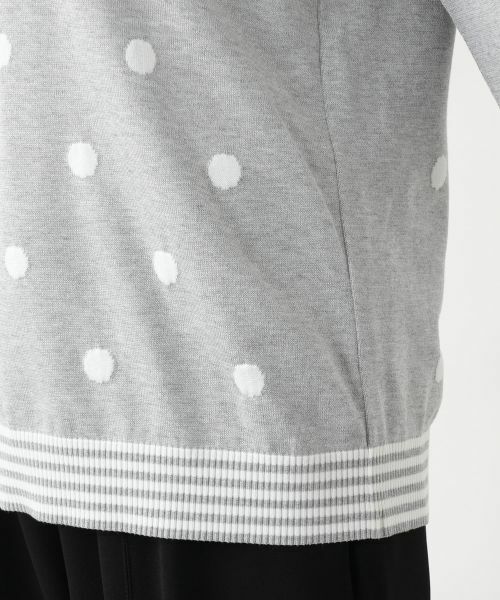 Leilian PLUS HOUSE / レリアンプラスハウス ニット・セーター | 【店舗人気】ドットクルーネックニット | 詳細13