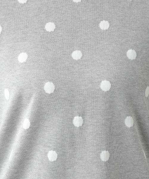 Leilian PLUS HOUSE / レリアンプラスハウス ニット・セーター | 【店舗人気】ドットクルーネックニット | 詳細14