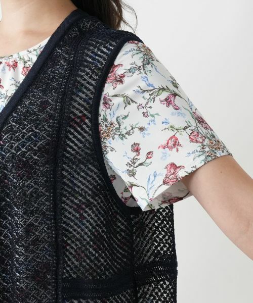 Leilian PLUS HOUSE / レリアンプラスハウス テーラードジャケット | 【店舗人気】ロングニットベスト | 詳細12