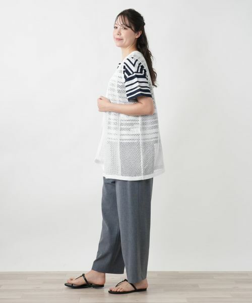 Leilian PLUS HOUSE / レリアンプラスハウス テーラードジャケット | 【店舗人気】ロングニットベスト | 詳細2