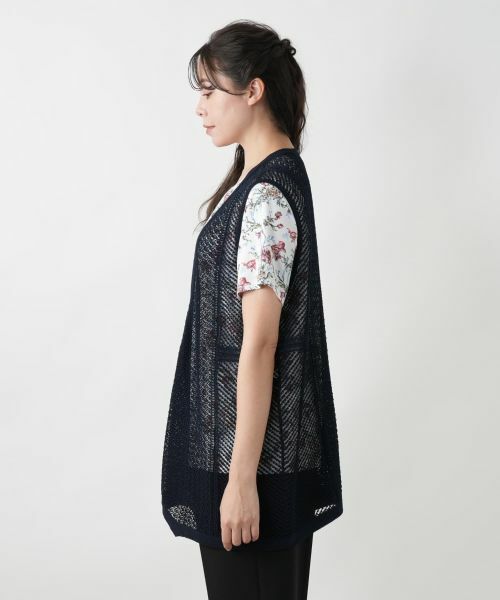 Leilian PLUS HOUSE / レリアンプラスハウス テーラードジャケット | 【店舗人気】ロングニットベスト | 詳細8