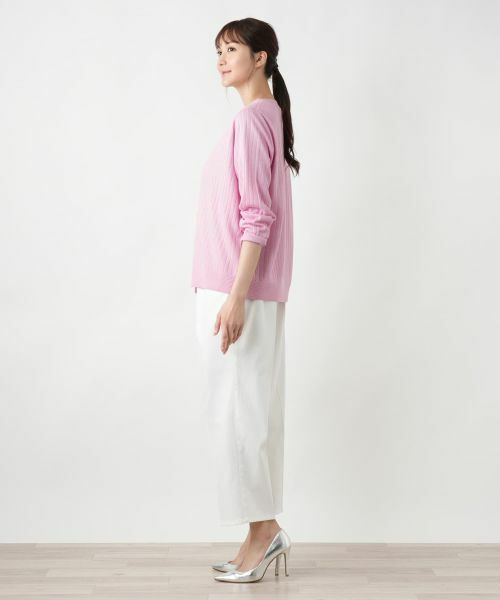Leilian PLUS HOUSE / レリアンプラスハウス カーディガン・ボレロ | 【店舗人気】Vネックカーディガン | 詳細2