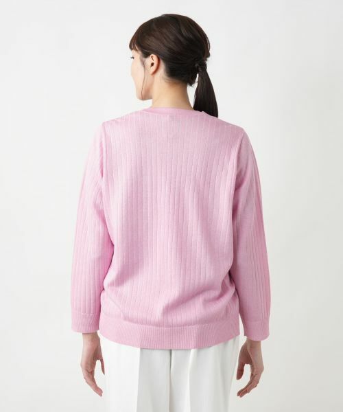 Leilian PLUS HOUSE / レリアンプラスハウス カーディガン・ボレロ | 【店舗人気】Vネックカーディガン | 詳細6